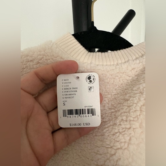 NWT FREE PEOPLE MOVEMENT Scout It Out Fleece Pullover | Birch Tree MSRP $148 - Picture 7 of 10